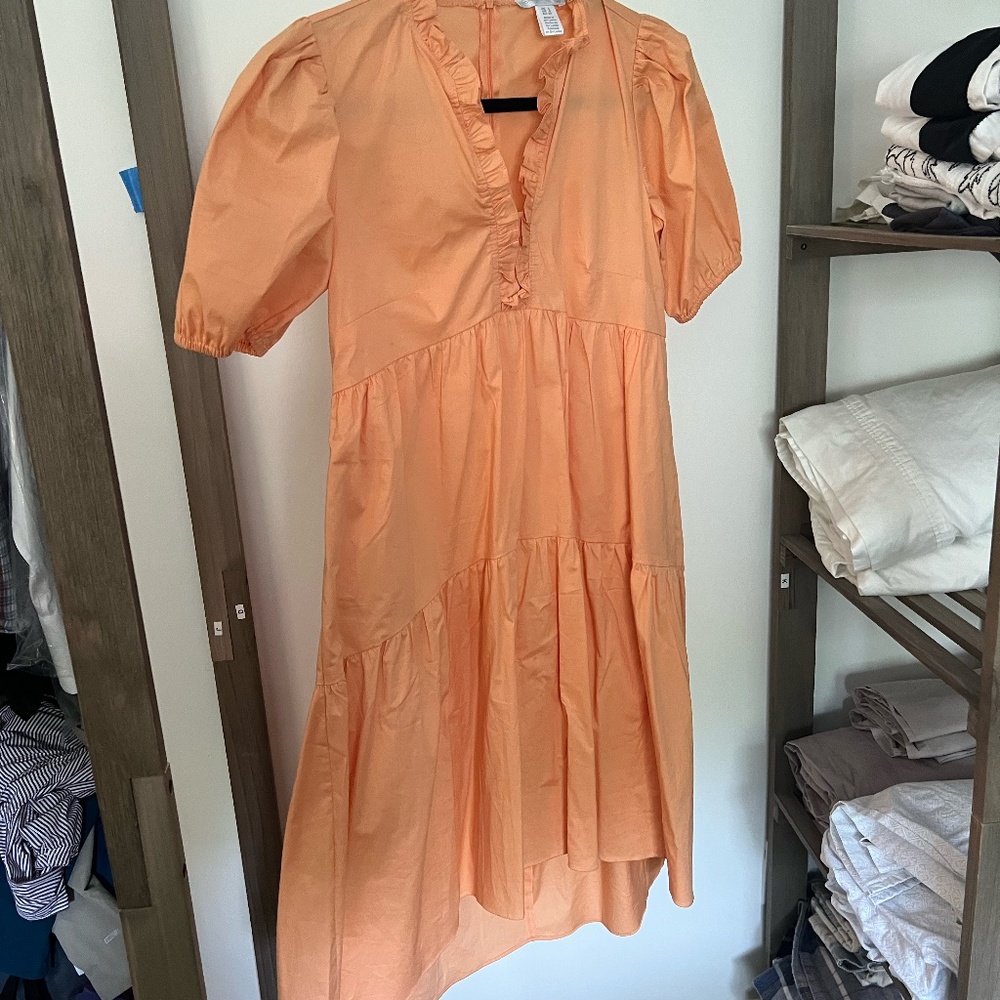 London Times Orange Midi